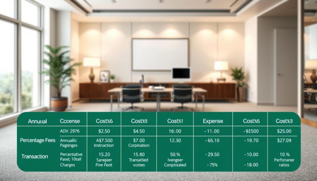 Cost Structures of Financial Advisor Services