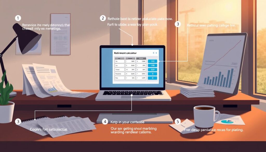 How to use retirement planning calculator
